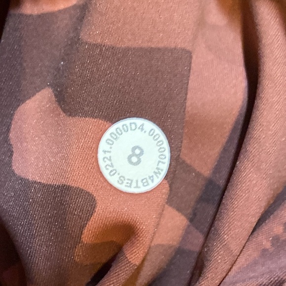 Lululemon Define Jacket Heritage Camo Brier Rose Multi Nulux sz8 - Picture 8 of 8
